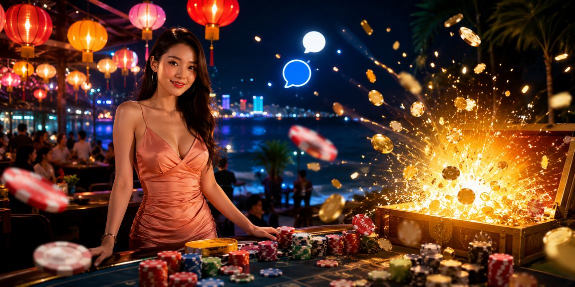 Không khí xem bóng đá và theo dõi kèo cược tại khu chợ đêm Nha Trang lung linh ánh đèn